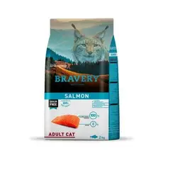 BRAVERY - ALIMENTO DE GATO ADULTO SALMON 2 KG