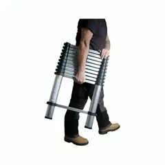 OEM - Escalera Telescopica Soporta 150kg Aluminio Retráctil 3.2 M