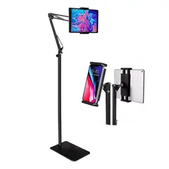 GENERICO - Soporte Tablet Pedestal Flexible Soporte Celular Suelo 360°