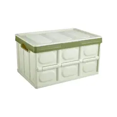 CRUSEC - Caja De Almacenamiento Plegable De Plastico Organizador - Verde