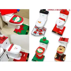 GENERICO - Set De Baño Navideño 3 Pcs Navidad