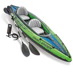 INTEX - Kayak Inflable Challenger K2 para 2 Personas