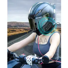 GENERICO - Auriculares Bluetooth Intercomunicador Moto Bluetooth 5.3 t