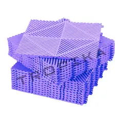 GENERICO - Piso de Garage Encastrable Modular Spectra Pack x12 Morado