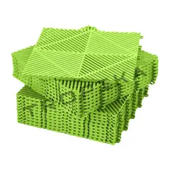 GENERICO - Piso de Garage Encastrable Modular Spectra Pack x12 Verde