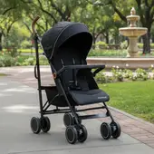 BEBESIT - Coche Paragua Magic Ride Fiesta Negro