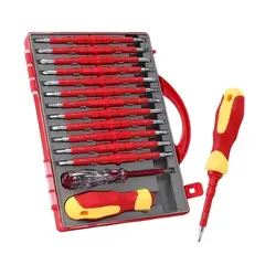 OEM - Juego De Destornilladores Aislados Multifuncionales 26 En 1