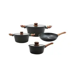KEEP - Batería De Cocina Ollas Antiadherentes Granito Fundido