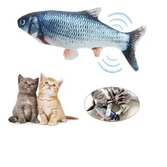 GENERICO - Juguete Para Gato Pescado Con Movimiento Y Carga Usb