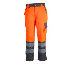 T WORLD - Pantalón Reflectante Bicolor Alta Visibilidad Clase 2 Hombre