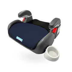 KIDSTAR - Alzador de Auto Booster Azul con Portavasos - 22–36 kg (5–12 años)