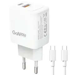 LENYES - Cargador Telefono Puerto Usb 18W PD 20W Con Cable Usb USB-C