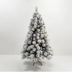 GENERICO - Árbol De Navidad Nevado 210cm Frondoso Árbol Artificial