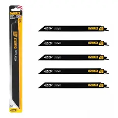 DEWALT - Set 5 Hojas De Sierra Sable 12' Bimetal - Dwa41812