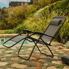 RELAN - Reposera Zero Gravity Zen Silla Plegable y Reclinable