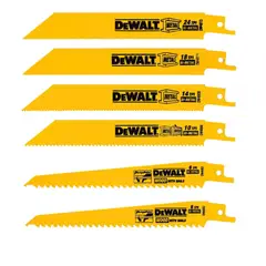 DEWALT - Juego De 6 Seguetas De Sierra Sable Dw4856…