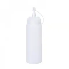 CATALAB - Dispensador Salsa Plástico Transparente 24oz C Tapa Graduado