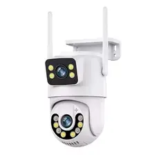 GENERICO - Cámara De Vigilancia 4k De 8mp Con Wifi Lente Dual