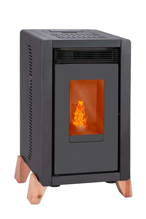 Estufa a pellet Bambu 6000 Negro Amesti…