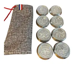 GENERICO - Tejos de Rayuela con Funda de Transporte Diseño Diferenciado