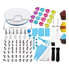 GENERICO - Kit 92pcs Decoracion Tortas Y Cupcakes Set Repostero Cbase