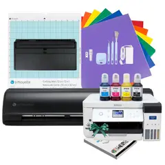 SILHOUETTE - KIT CAMEO 5 NEGRA + IMPRESORA SUBLIMACION F170
