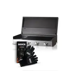 BOSCA - Pack Parrilla a Gas Block 1000 + Guantes Parrillero