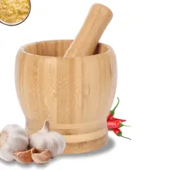 GENERICO - Mortero Moledor Picador Triturador De Ajo Aji Frutos Secos
