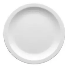 COSTA VERDE - Plato Porcelana Blanca Turismo 28 cm Set 6 pcs