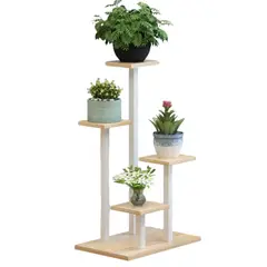 MDF - Soporte para plantas blanco