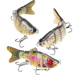 LUKOVEE - Kit Señuelos De Pesca 3 Piezas Para Agua Dulce Y Salada 10cm