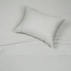 ROSEN - Sábana 300 Hilos Algodón Lisa Cristal 1,5 Plazas