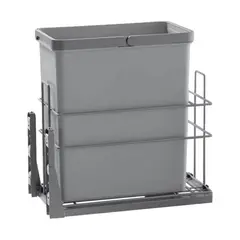 HBT - Basurero 28 lts para Frente 300 mm HIGOLD Gris