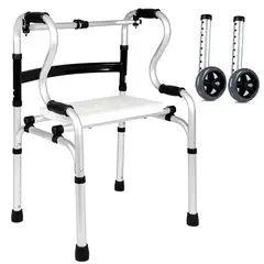 ONEDER - Silla De Ducha Portatil Y Andador Burrito Plegable 2 En 1 804E