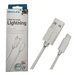 BESTLINK - CABLE USB PARA IPHONE 5 / 6, IPOD, IPAD. BLANCO. 1 METRO. RC-129I