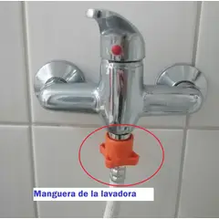 GENERICO - Adaptador Ducha A Lavadora (bidet Tina Manguera Jardín)