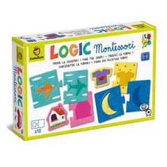 LUDATTICA - Puzzle Montessori Encuentra la Forma