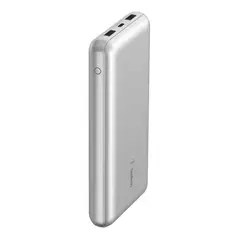 BELKIN - Batería Portátil 20.000 mAh USB-A y USB-C 15W Plata