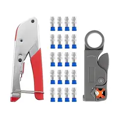 OEM - Kit De Herramientas Para Redes Crimpeadora Pelacable Rj45