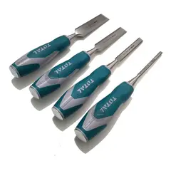 GENERICO - Formones Carpinteria 4 Piezas Total Linea Profesional
