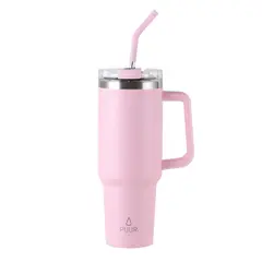 PUUR - Vaso Térmico Mug Rose Hermético 1200 ml