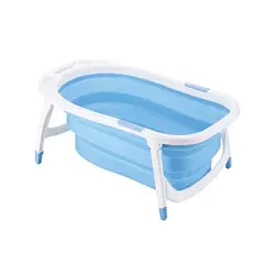 PUMUCKI - Bañera Plegable Celeste