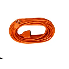MACROTEL - Extensión Eléctrica 10 Metros 2500w Color Naranja