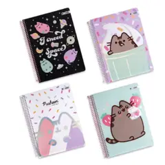 OEM - PACK 4PCS CUADERNO PUSHEEN 3 MATERIAS