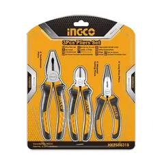 INGCO - Set 3 Pinzas Alicates Punta Fina