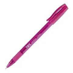 TRIS - Pack 3 Bolígrafo Pasta Comfort 1.0mm Rosado