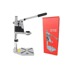 GENERICO - Prensa Soporte Taladro Doble Pedestal Porta Taladro Banco Grey