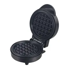 BLANIK - Maquina Mini Waffle Individual 600W Negro BMW079