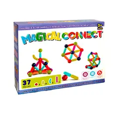 MAGICAL MAGNETS - Juego Magnético Magical Connect 37 Piezas
