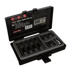 FORCE - Juego Puntas Imbus Cortas y Largas de M5 a M12 4112